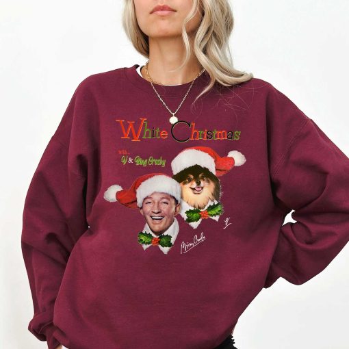 White Christmas V And Bing Crosby Sweatshirt – White Christmas Shirt – White Xmas Sweetshirt Hoodie Cotton Crewneck Unisex