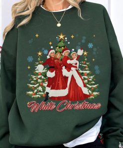 Christmas Sublimation, White Christmas Sweatshirt,  Tee