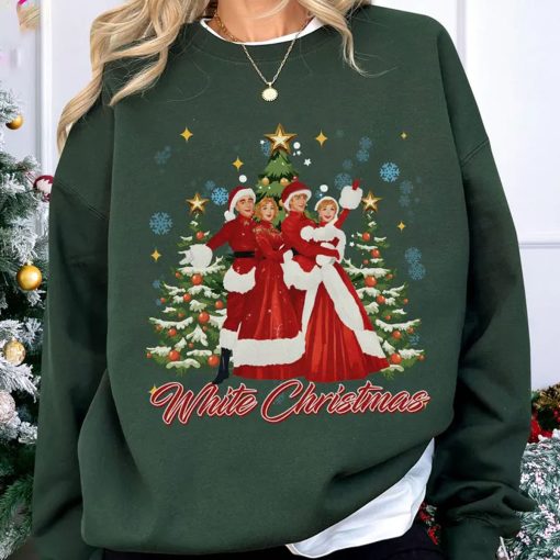 Christmas Sublimation, White Christmas Sweatshirt,  Tee