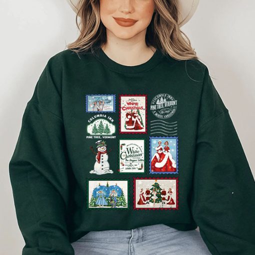 White Christmas Stamp Shirt