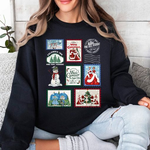 White Christmas Stamp Shirt