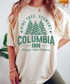 Vintage Columbia Inn Pine Tree Vermont Christmas Shirt ,Sweatshirt ,hoodie