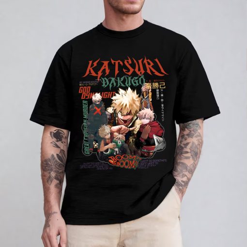 My Hero Academia Bakugo Unisex Softstyle T-Shirt TShirt Sweatshirt Hoodie