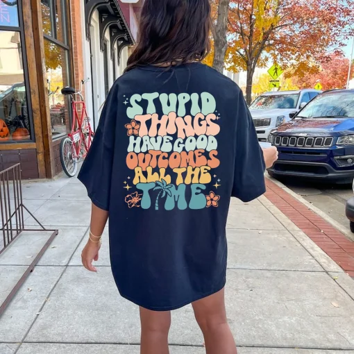 Outer Banks JJ Maybank Stupid Things Have Good Outcomes All The Time Shirt