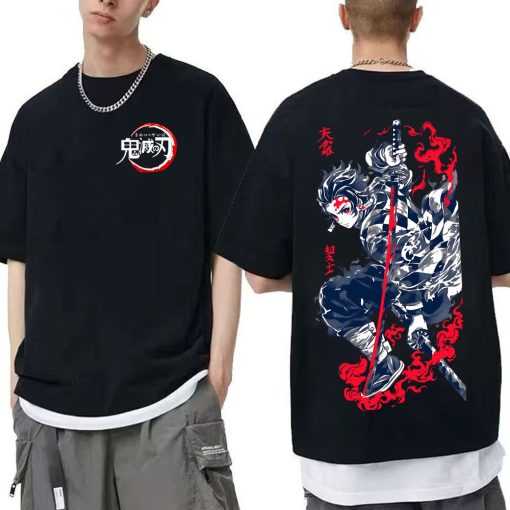 Tanjiro Demon Slayer Characters 2 Sided TShirt Sweatshirt Hoodie