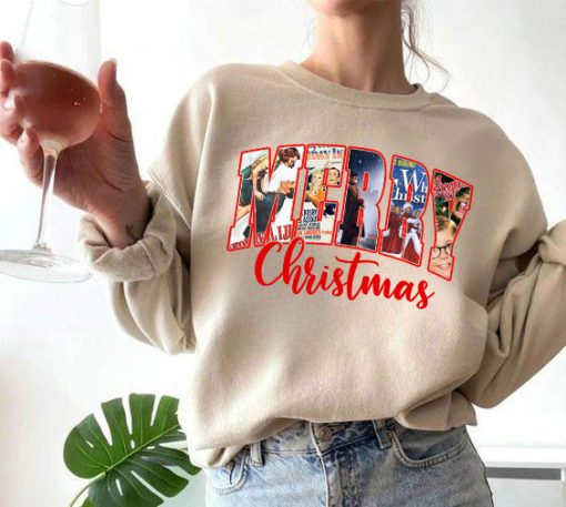 It’s A Wonderful Life Christmas Movie Characters Sweatshirt a1