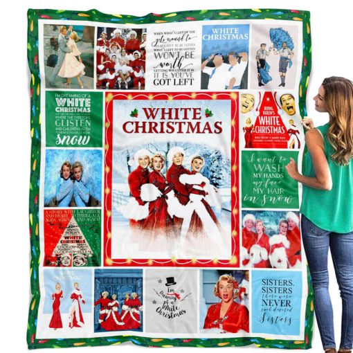 White Christmas Cozy Blanket, White Christmas Gift