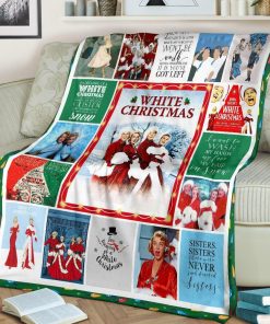 White Christmas Cozy Blanket, White Christmas Gift