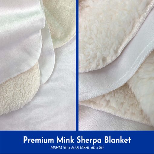 White Christmas Fleece/Sherpa Blanket