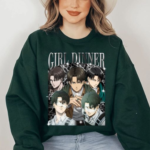 Levi Ackerman Attack On Titan Shirt, Girl Dinner Shirt