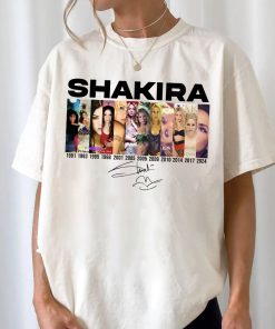 Shakira Albums Tracklist Shirt