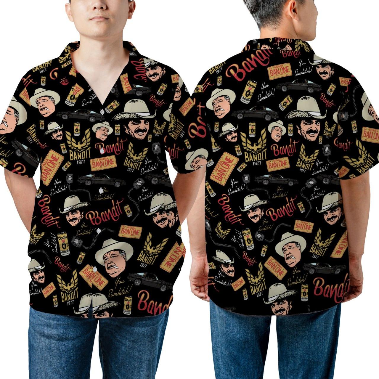 Smokey and The Bandit Hawaiian Shirt Smokey and The Bandit Hawaiian Shirt