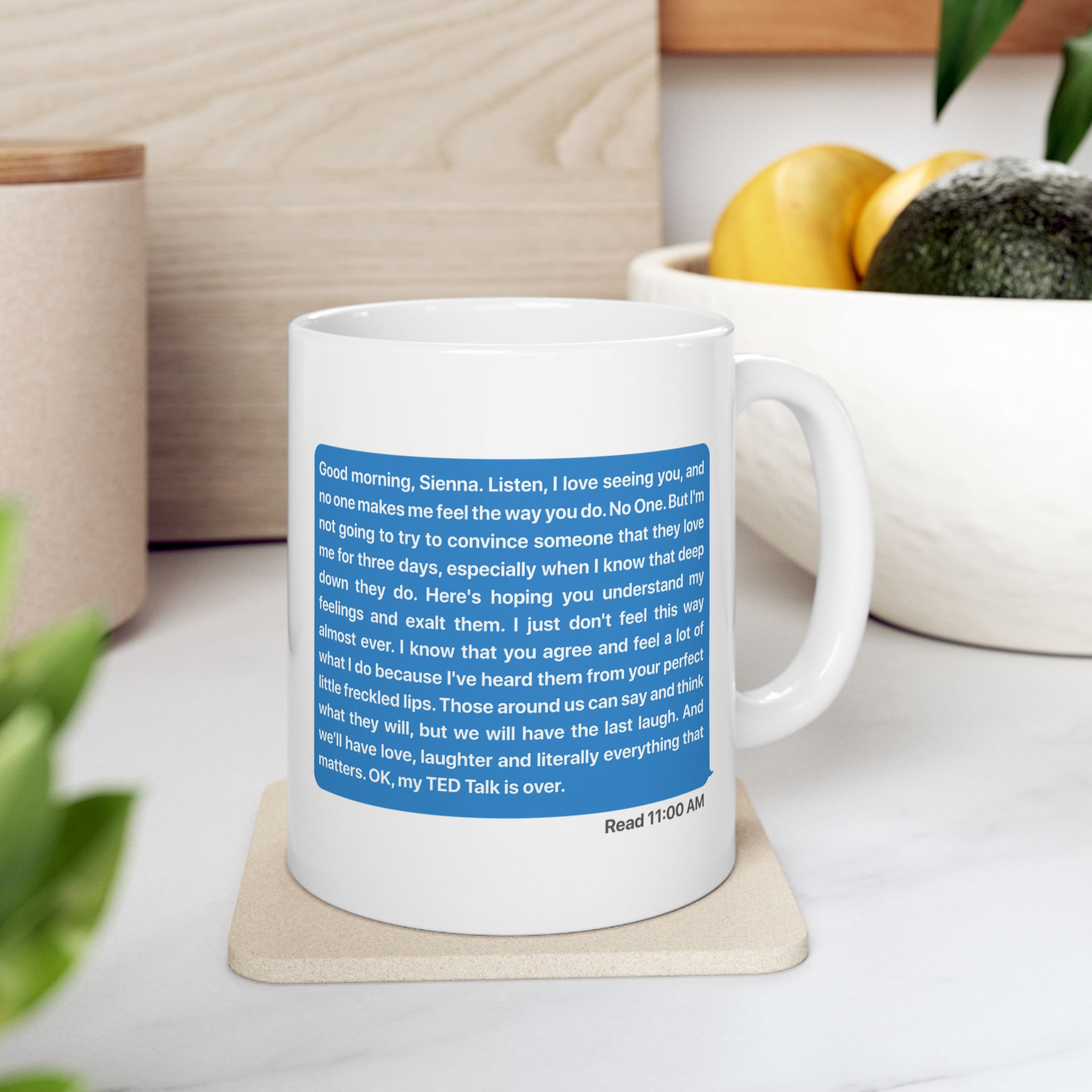 Shep Rose Text To Sienna Coffee Mug 11Oz 15Oz