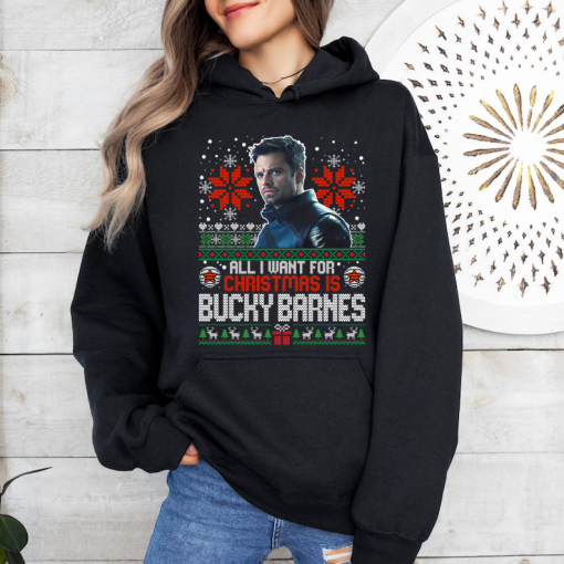Xmas Bucky All I Want For Christmas T-Shirt Sweatshirt Hoodie