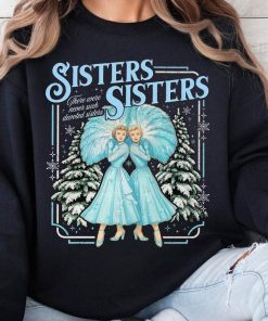 White Christmas Sisters Sister Art Sweater