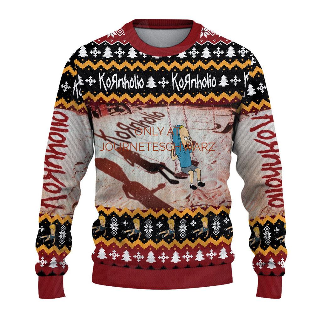 Kornholio V3 Ugly Christmas Sweater Kornholio V3 Ugly Christmas Sweater