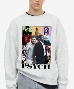 Psych TV Show 90S Unisex Vintage T-Shirt Sweatshirt Hoodie