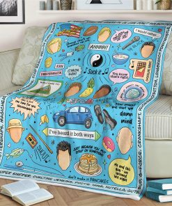 Funny Psych Tv Show Blanket, Cozy Plush Fleece / Sherpa Blanket 30×40 50×60 60×80 inches