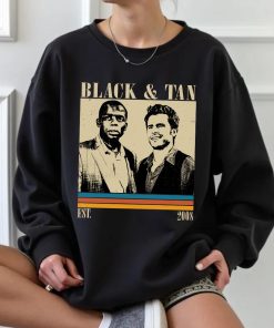 Black & Tan Psych TV Show Shirt 90S Unisex Vintage T-Shirt Sweatshirt Hoodie