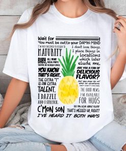 Psych TV Show Pineapple Quote Vintage T-Shirt Sweatshirt Hoodie