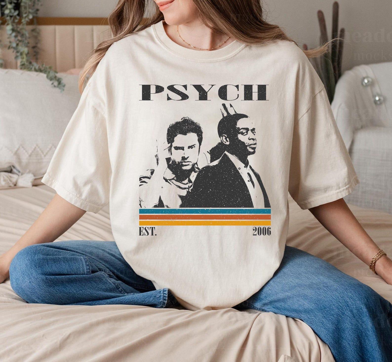 Psych TV Show Stemp Shirt 90S Unisex Vintage T-Shirt Sweatshirt Hoodie Psych TV Show Stemp Shirt 90S Unisex Vintage T-Shirt Sweatshirt Hoodie