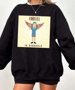 Corvana In Bunghole Cornholio Ride The TP Shirt Sweatshirt Hoodie Corvana In Bunghole Cornholio Ride The TP Shirt Sweatshirt Hoodie