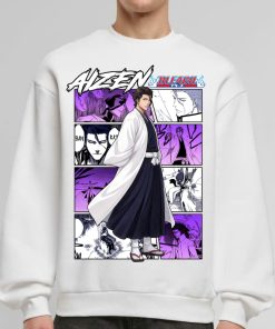 Aizen Bleach Anime Shirt Sweatshirt Hoodie