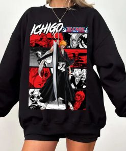 Ichigo Bleach Anime Shirt Sweatshirt Hoodie