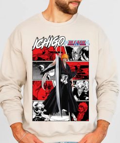 Ichigo Bleach Anime Shirt Sweatshirt Hoodie