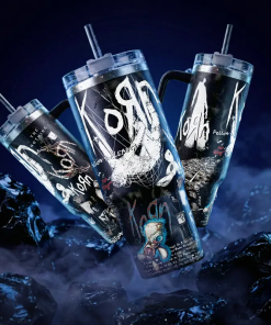Korn Follow The Leader The Nothing 40OZ Tumbler With Handle & Straw, Dark Aesthetic Merch Gift Korn Follow The Leader The Nothing 40OZ Tumbler With Handle & Straw, Dark Aesthetic Merch Gift