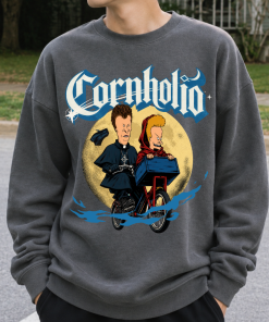 The Ride With Moon Cornholio TShirt Sweatshirt Hoodie, Rock band Tee, Cool Graphic Tee