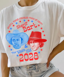 Sheriff Bart Blazing Saddles TShirt Sweatshirt Hoodie, 4th of July Retro Movie Shirt