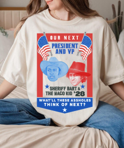 Sheriff Bart Blazing Saddles TShirt Sweatshirt Hoodie, 4th of July Retro Movie Shirt