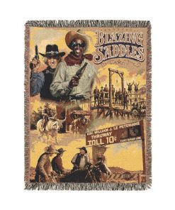 Blazing Saddles Woven Blanket 60× 50 80×60 inches