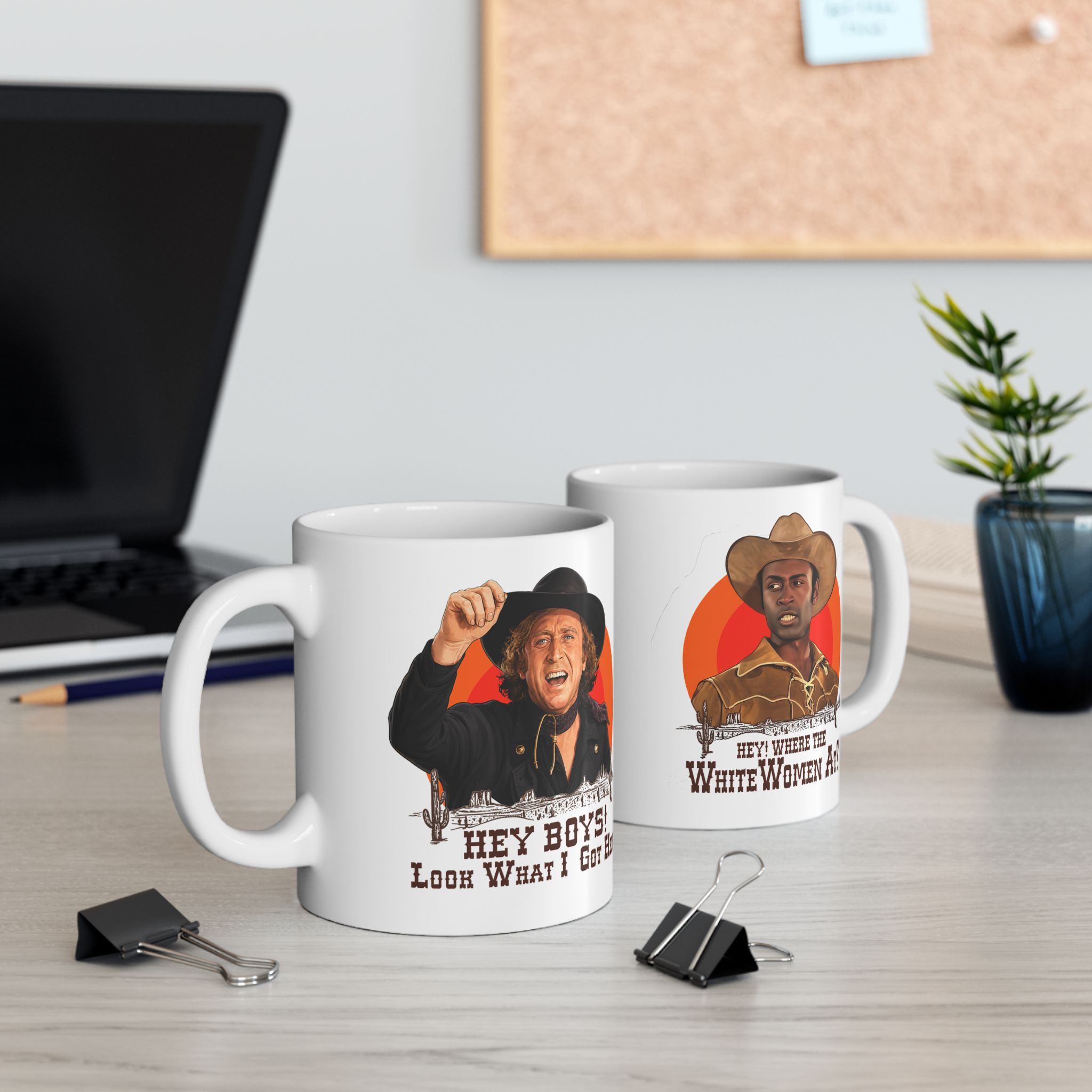 Hey Boys Look What I Got Here Coffee Mug, Blazing Saddles Coffee Mug, Movie Gift For Fans Mug 11Oz 15Oz Hey Boys Look What I Got Here Coffee Mug, Blazing Saddles Coffee Mug, Movie Gift For Fans Mug 11Oz 15Oz