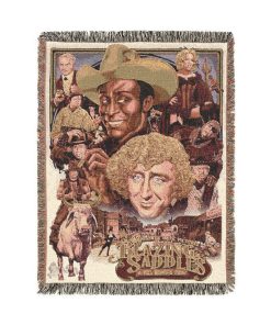 Blazing Saddles Woven Blanket  V2 60× 50 80×60 inches