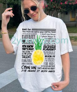 Psych TV Show Pineapple Quote Vintage T-Shirt Sweatshirt Hoodie