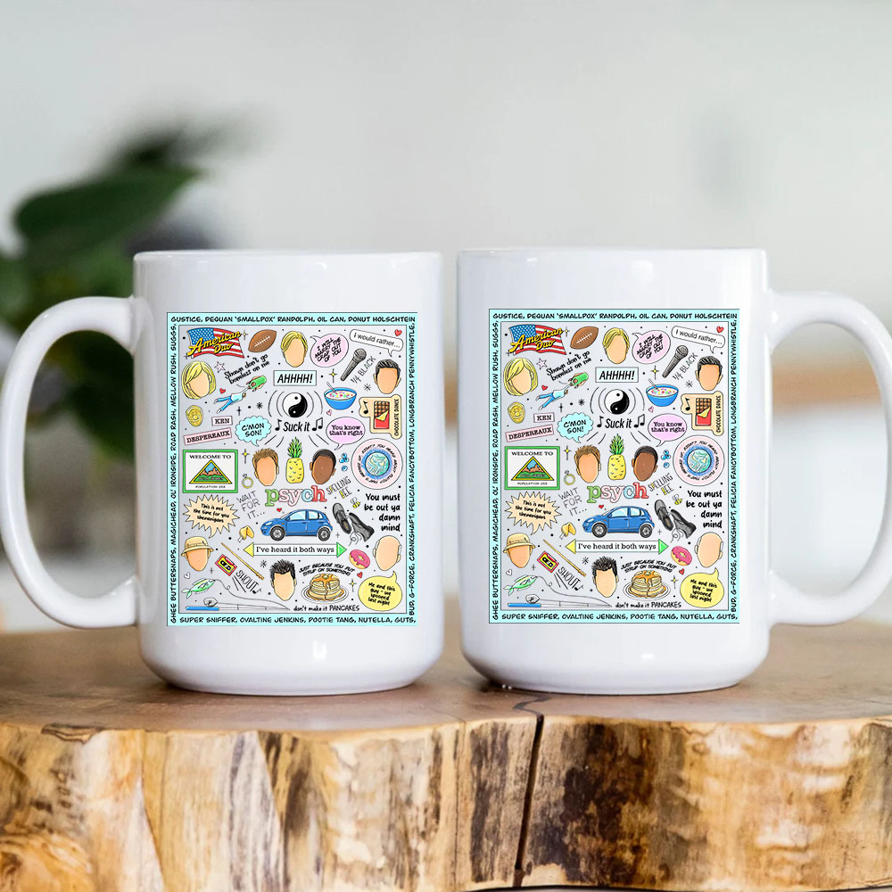 Psych Icons Coffee Mug Psych Icons Coffee Mug