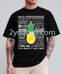 Psych TV Show Pineapple Quote Vintage T-Shirt Sweatshirt Hoodie