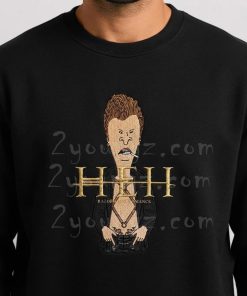 HIM Beavis Embroidered Rock Band Shirt