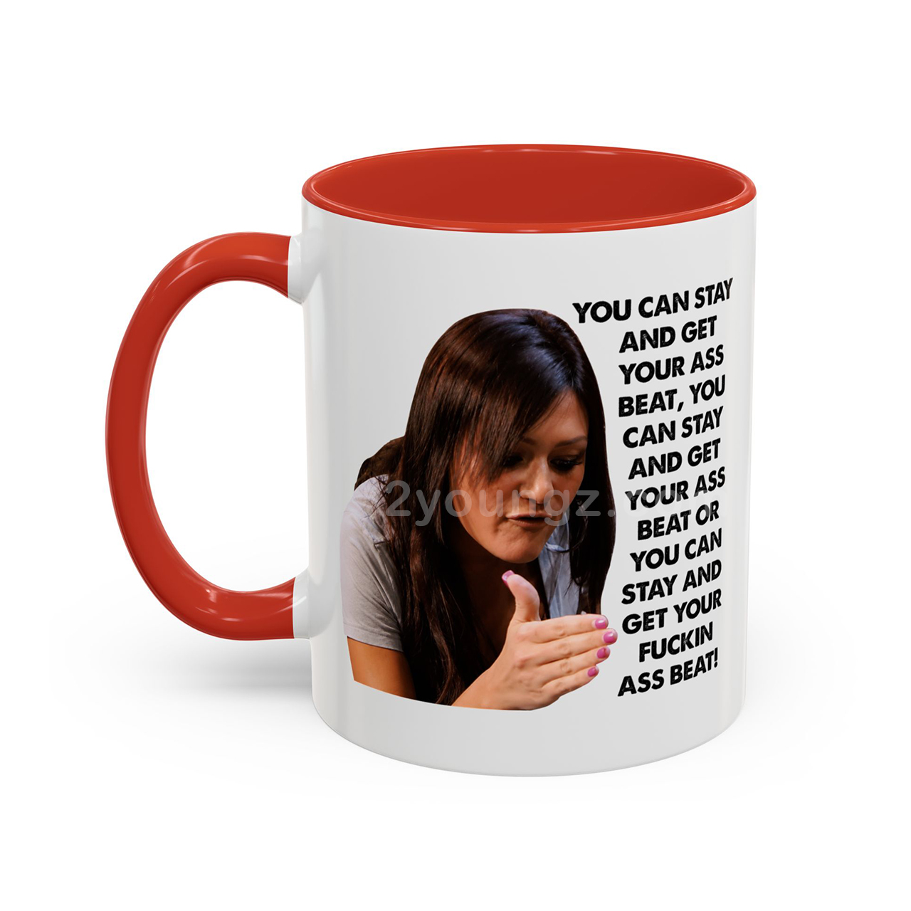 JWoww Jersey Shore You Can Stay11OZ 15OZ Accent Mug JWoww Jersey Shore You Can Stay11OZ 15OZ Accent Mug