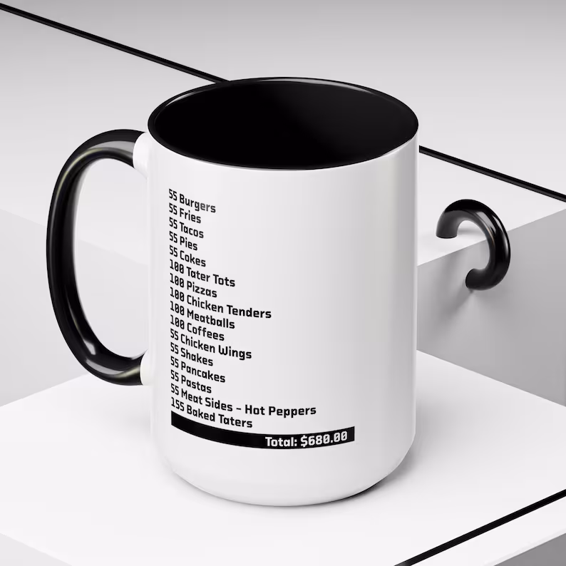 55 BURGERS I Think You Should Leave Mug 55 BURGERS I Think You Should Leave Mug