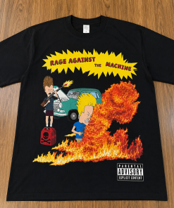 [2 Sided] Rage Against The Machine Beavis x Butthead Tshirt Sweatshirt Hoodie