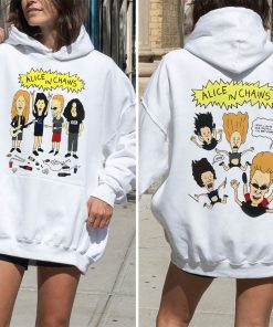 Alice In Chains Beavis Butthead 2-Sided Shirt
