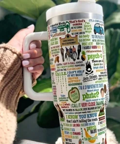 Psych Tv Show Travel Tumbler 40OZ
