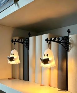 Boo Library Lantern Decorative Bookshelf Lighting, Unique Gift for Book Lovers