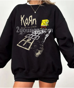 Korn Follow the Leader SpongeBob Shirt