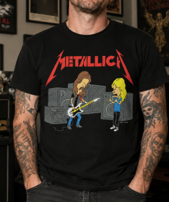 [2 Sided] Metallica Beavis x Butthead Shirt