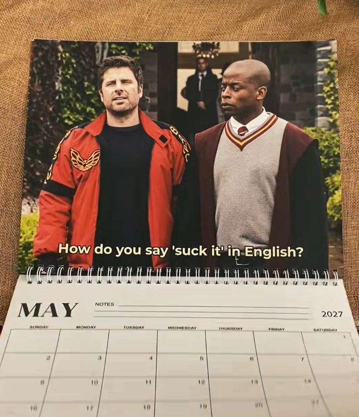 Psych Tv Show 2027 Wall/Desktop Calendar Psych Tv Show 2027 Wall/Desktop Calendar