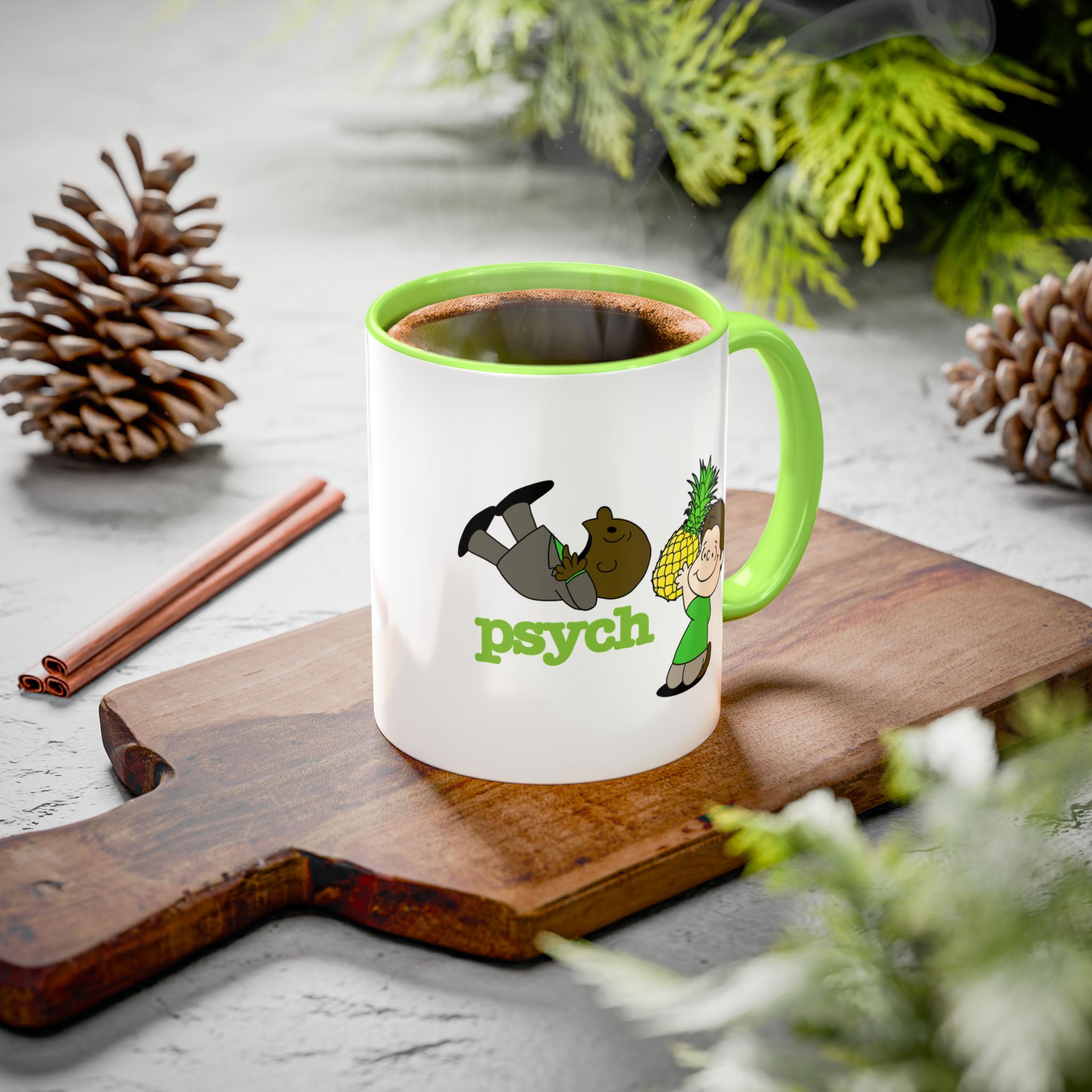 Psych Charlie Brown Mug Psych Charlie Brown Mug
